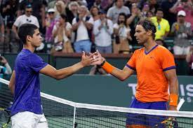 Rafael Nadal's match against Carlos Alcaraz live