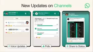 WhatsApp is releasing upgrades for voice notes, polls, channels, and other features.