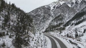 Drone footage reveals India's lovely winter landscape.