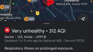 Google मानचित्र अब आपको मौसम और वायु गुणवत्ता विवरण जांचने देता है।