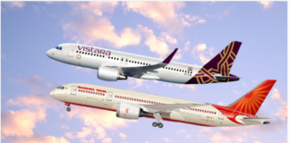 India Approves Singapore Airlines’ Stake in Vistara-Air India Merger