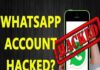 WhatsApp account hacked