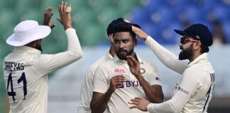 Mohammed Siraj loses cool, points finger at Bangladesh captain in heated battle moments before visitors' batting collaps