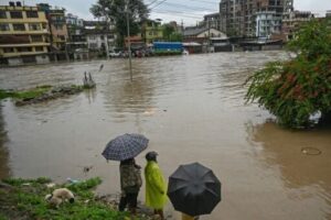 Heavy rain and flooding in Nepal resulted in 59 deaths; 44 people are still missing. 