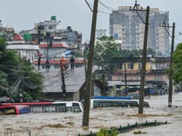 Heavy rain and flooding in Nepal resulted in 59 deaths; 44 people are still missing.