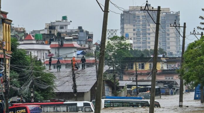 Heavy rain and flooding in Nepal resulted in 59 deaths; 44 people are still missing.