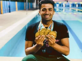 Swimmer Niranjan Mukundan stands with a steely spine against a sea of painful failures.