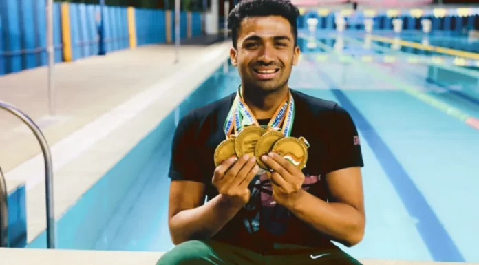 Swimmer Niranjan Mukundan stands with a steely spine against a sea of painful failures.