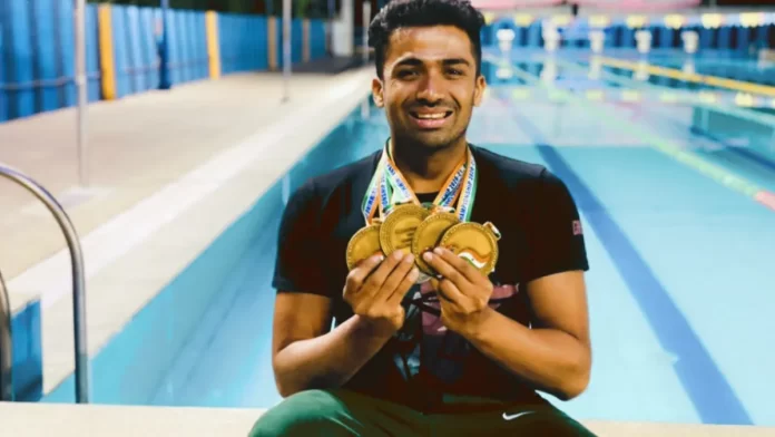 Swimmer Niranjan Mukundan stands with a steely spine against a sea of painful failures.