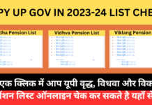 UP Pension Scheme