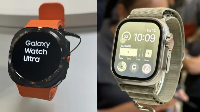 To say a Samsung Galaxy Watch Ultra is an Apple Watch Ultra clone, is fallacious